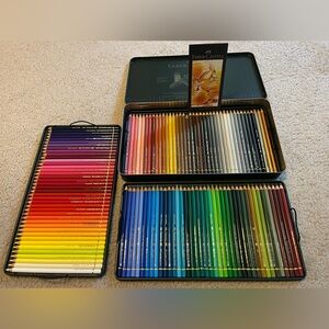 Like NEW Faber Castell Polychromos 120 ct Colored Pencil set
